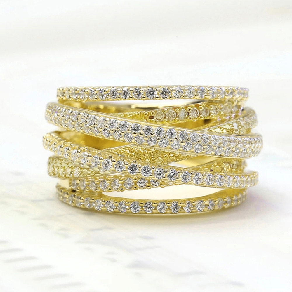 14k gold diamond ring - Picture 3 of 4